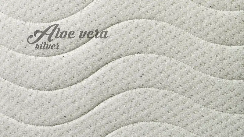 Detail látky poťahu Aloe vera silver